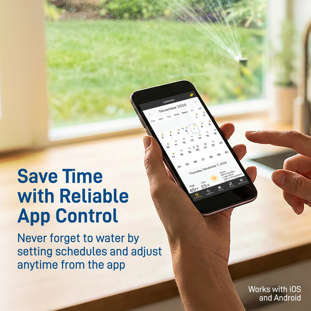 B-hyve XD 2-Outlet Smart Hose Faucet Sprinkler Timer with B-hyve Smart Gen 2 Hub | 24637