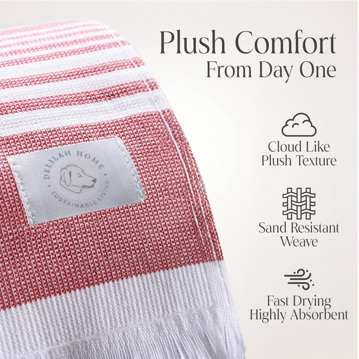 100% Organic Cotton Sunset Beach Towels
