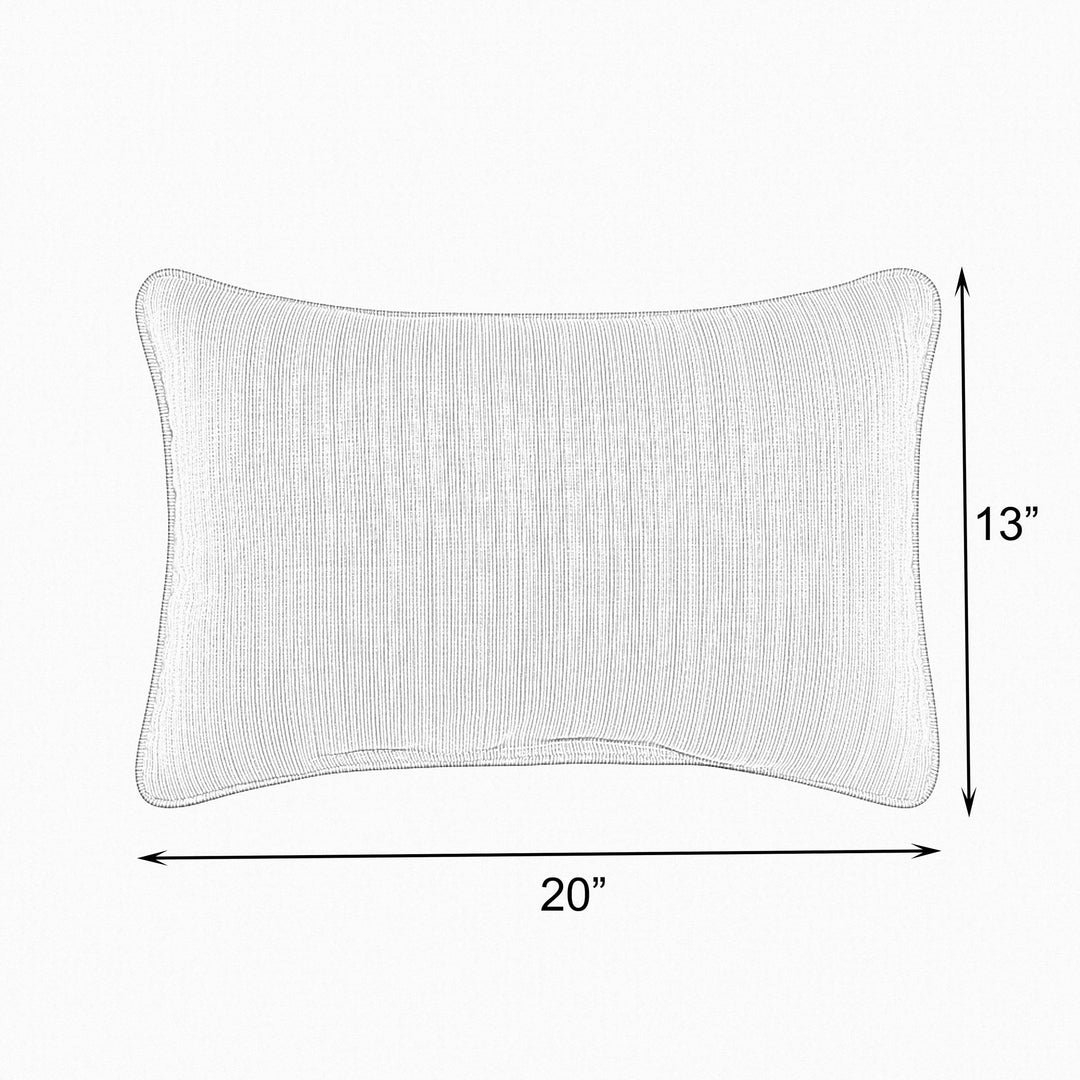 Sunbrella Fall Embroidered Outdoor Pillow - Made in the U.S.A