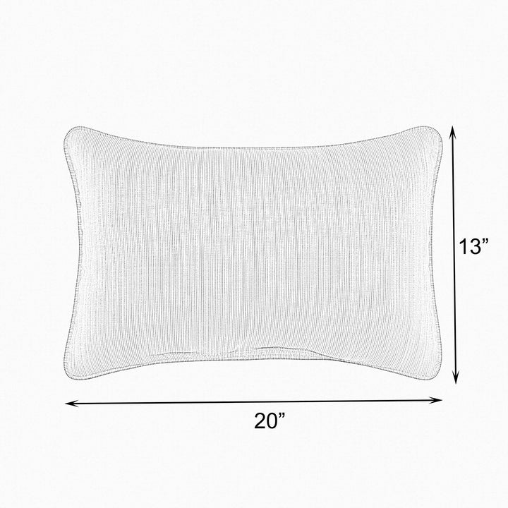 Sunbrella Fall Embroidered Outdoor Pillow - Made in the U.S.A
