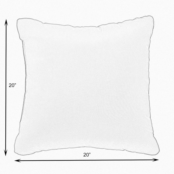 Sunbrella Cabana Square Corded Pillow (Set of 2) - Comes in 5 Sizes- Made in the U.S.A