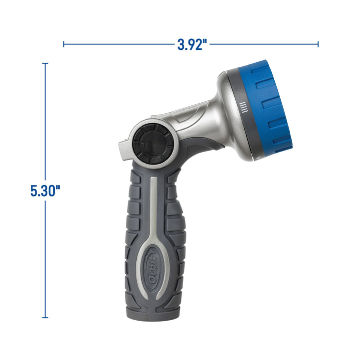 Heavy Duty 6-Pattern Zinc Thumb Control Nozzle 26480