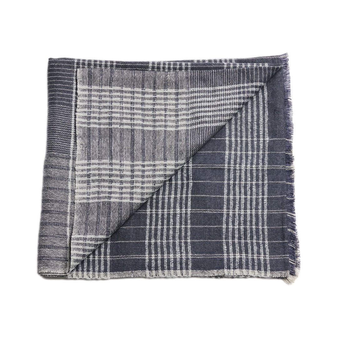 Stripes Pattern Soft Handwoven Merino Throw