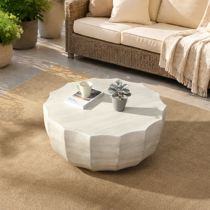 Modern Indoor and Outdoor Waterproof Coffee Table - 2 Great Colors!