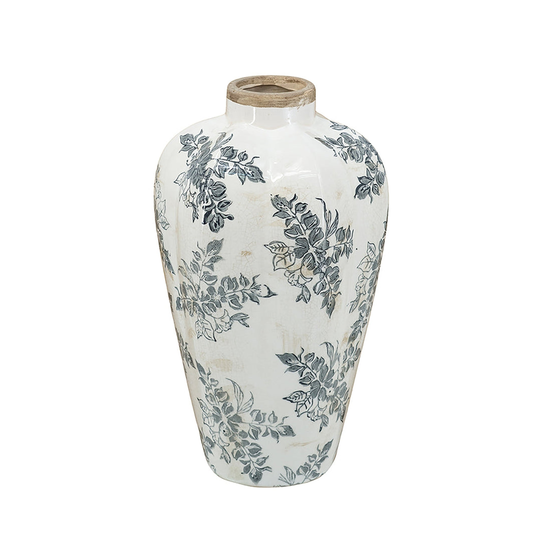 Vintage Inspired Ceramic Accent Vase