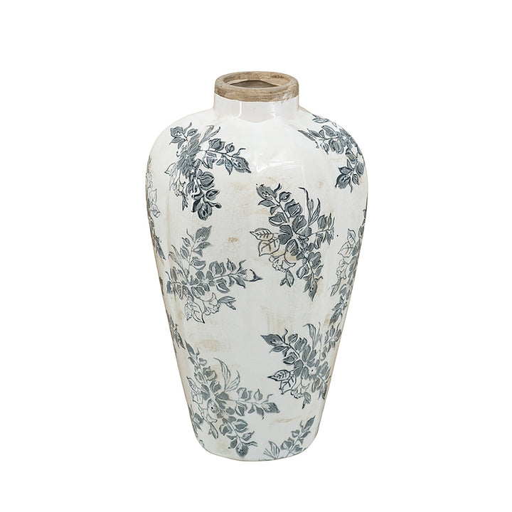 Vintage Inspired Ceramic Accent Vase