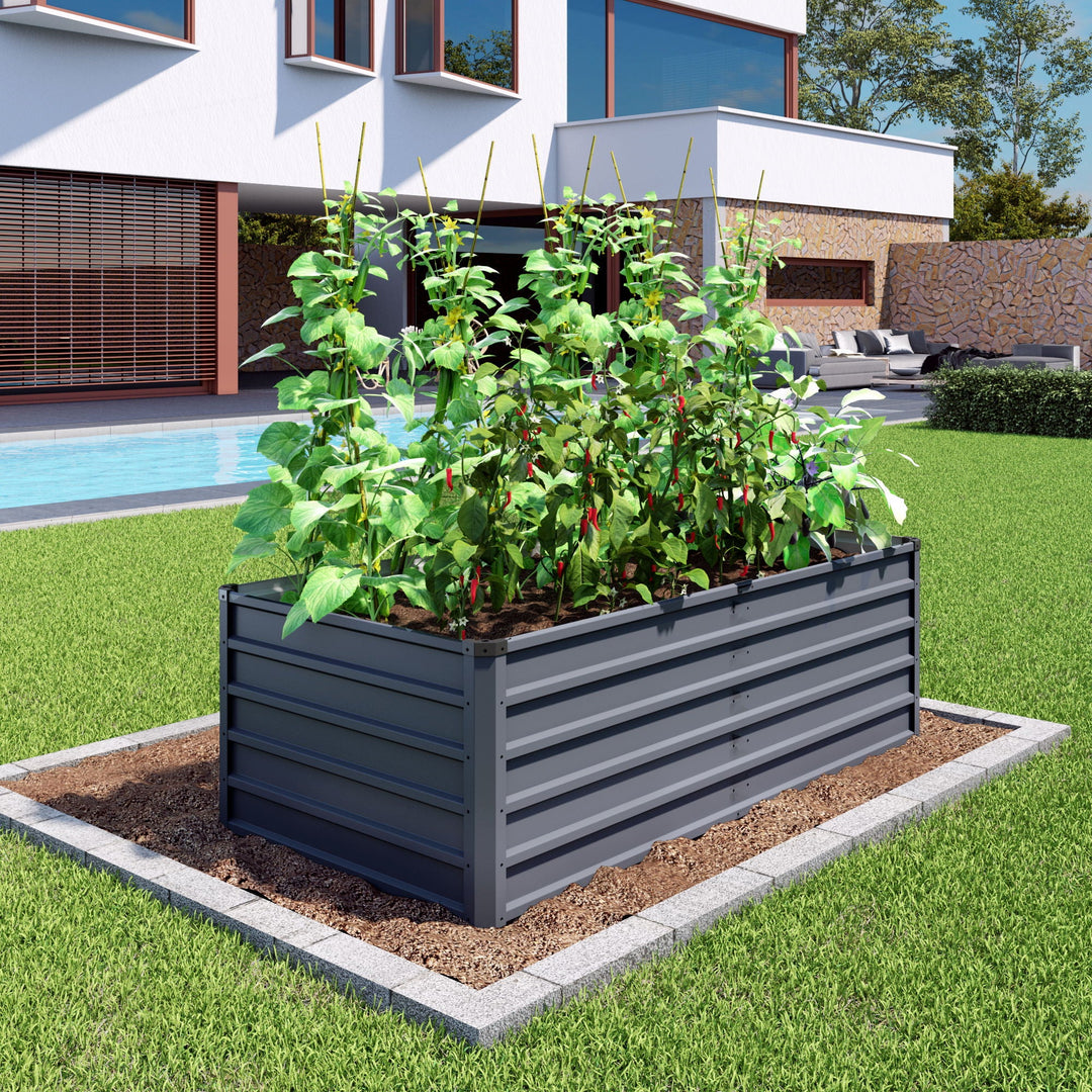Large Raised Bed Garden For Outdoor Gardening Comes in 2 Different Heights