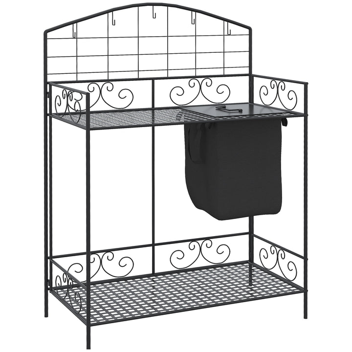 Outsunny Folding Potting Bench Table
