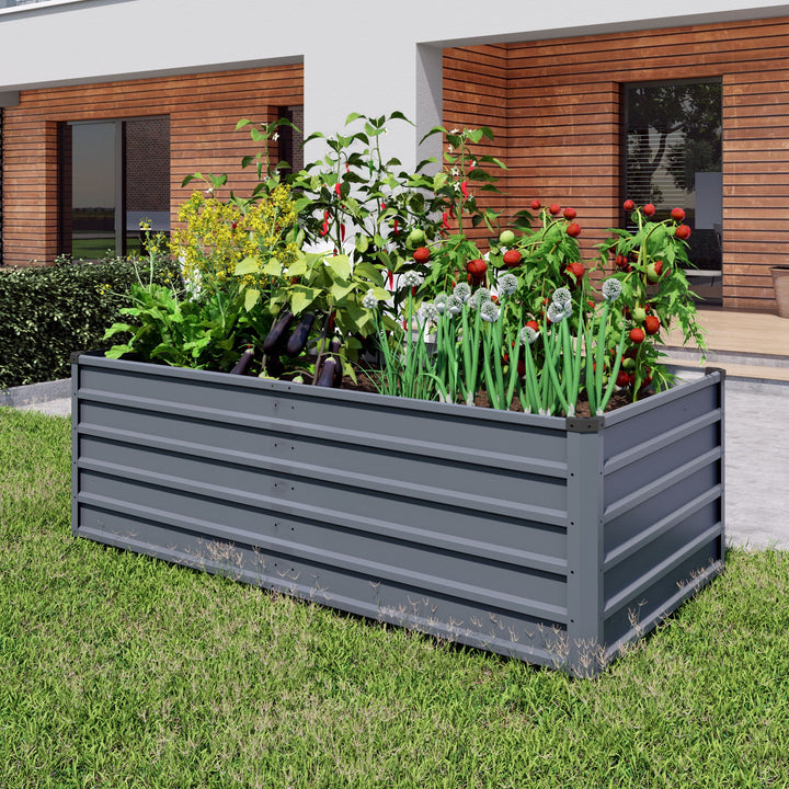 Large Raised Bed Garden For Outdoor Gardening Comes in 2 Different Heights