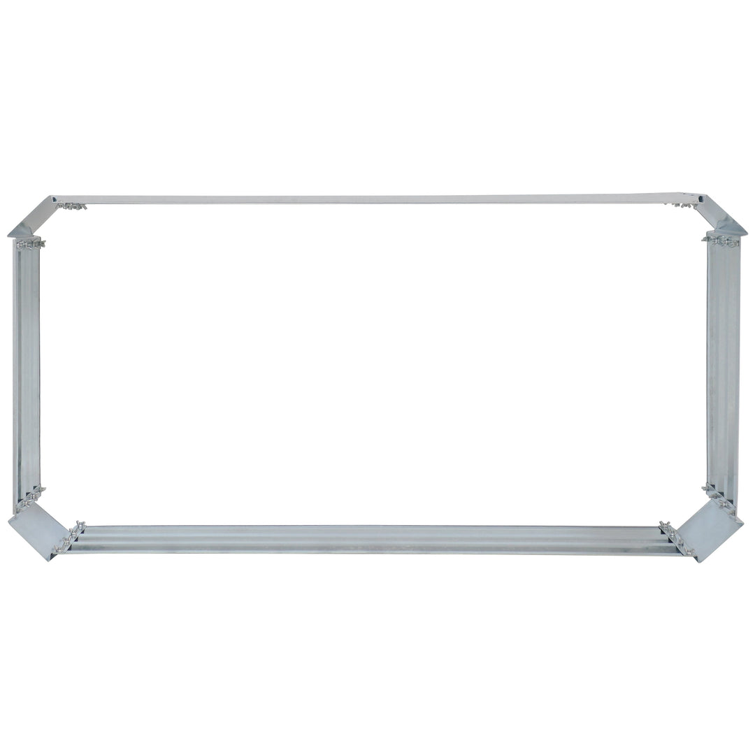 Galvanized Steel Raised Garden Bed - Rectangle - 48"