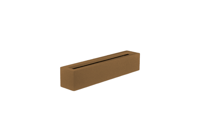 Salon Rectangle Fiberglass Planter- 36" L x 8" W x 8" H