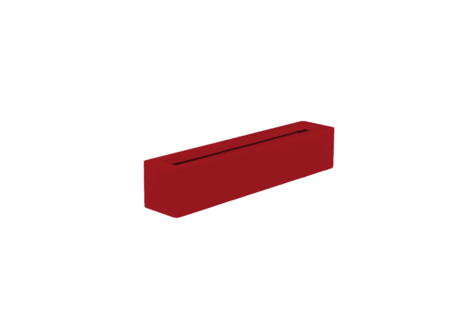 Jay Scotts Salon Rectangle Fiberglass Planter- 48" L x 8" W x 8" H