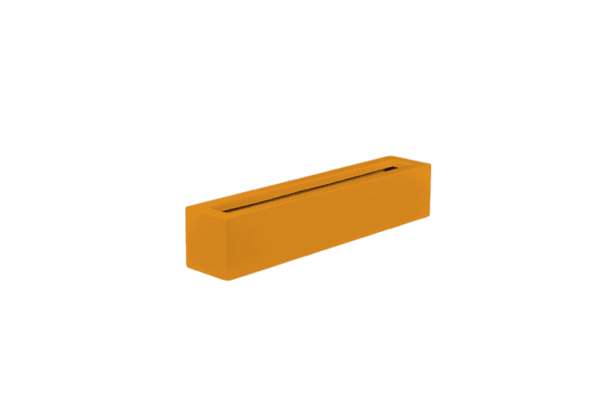 Salon Rectangle Fiberglass Planter- 36" L x 8" W x 8" H