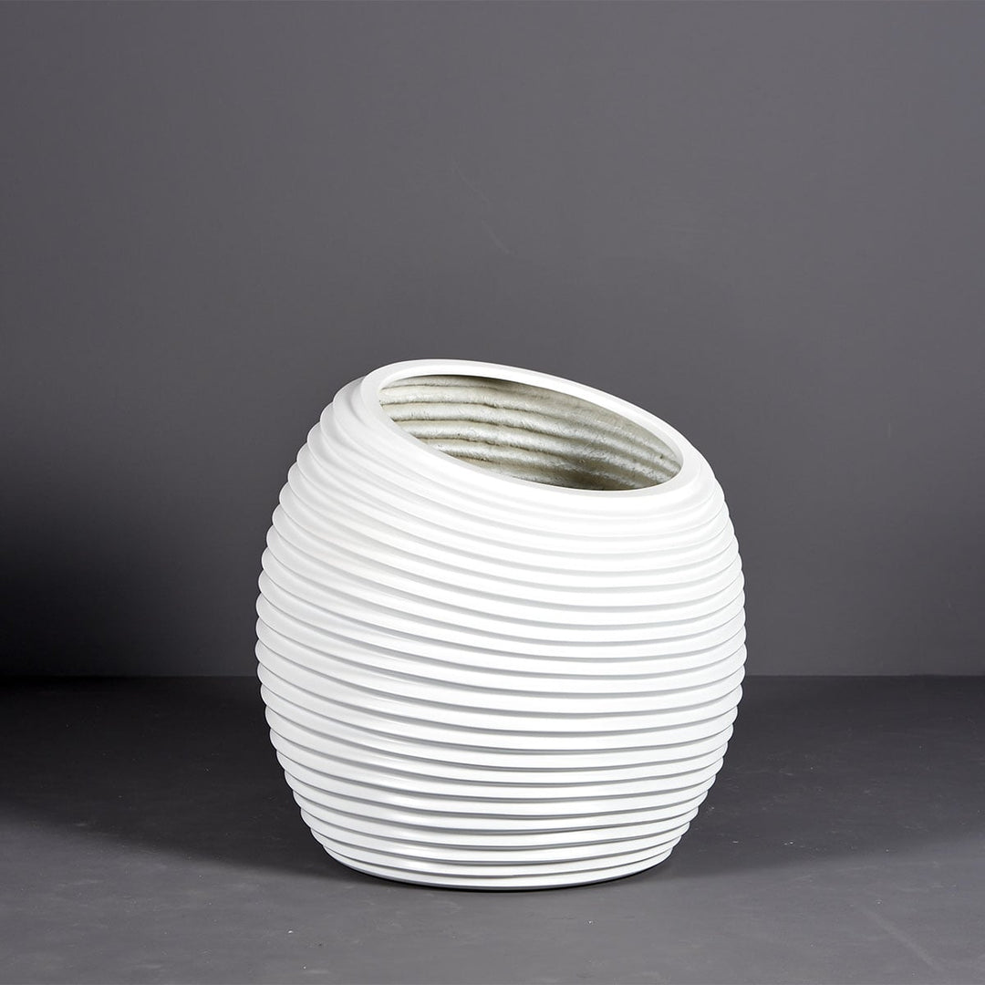 Spiral Modern Globe Planter