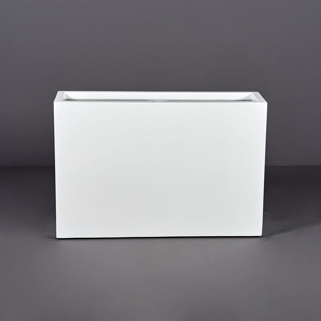 Jay Scotts Milano Long Rectangle Fiberglass Planter 36" L x 10" W x 24" H