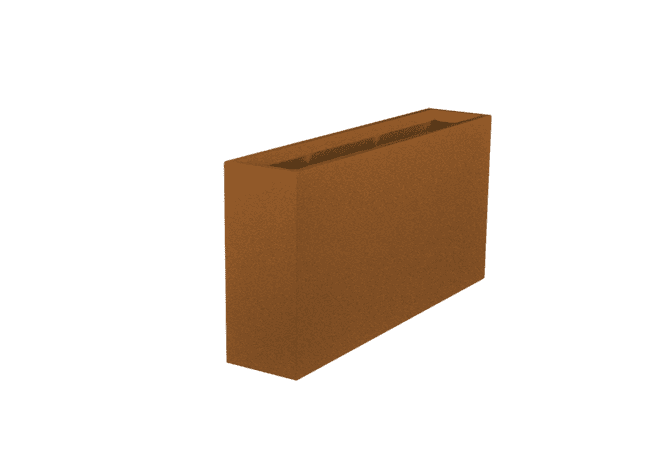 Jay Scotts Milano Long Rectangle Fiberglass Planter 36" L x 10" W x 24" H