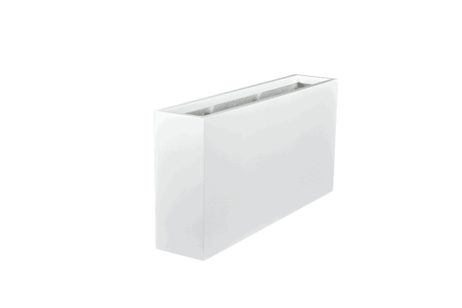 Jay Scotts Milano Long Rectangle Fiberglass Planter 48" L x 10" W x 24" H