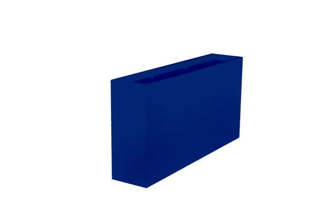 Jay Scotts Milano Long Rectangle Fiberglass Planter 36" L x 10" W x 24" H