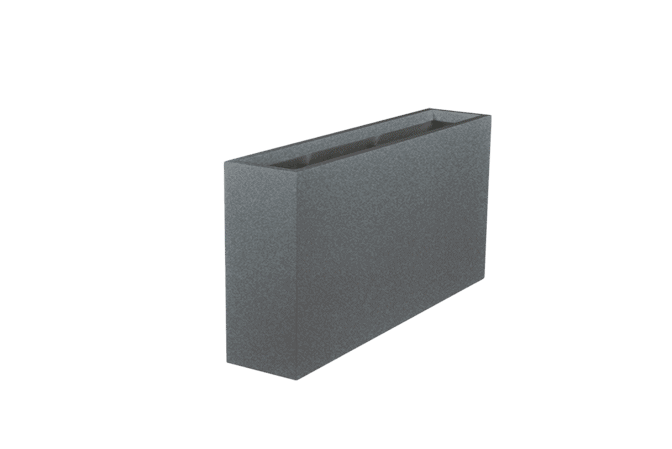 Jay Scotts Milano Long Rectangle Fiberglass Planter 36" L x 10" W x 24" H