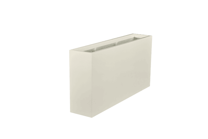 Jay Scotts Milano Long Rectangle Fiberglass Planter 48" L x 10" W x 24" H