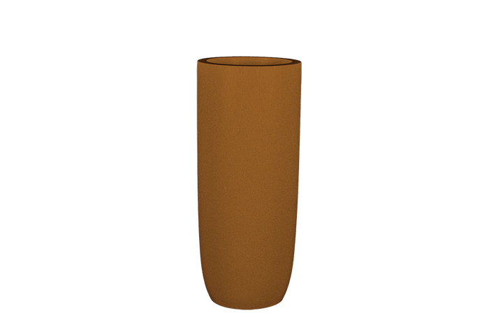 Jay Scotts Saint Tropez Tall Round Fiberglass Planter 16" Dia x 38" Tall