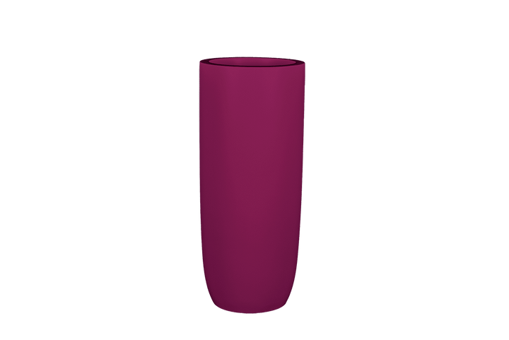 Jay Scotts Saint Tropez Tall Round Fiberglass Planter 16" Dia x 38" Tall