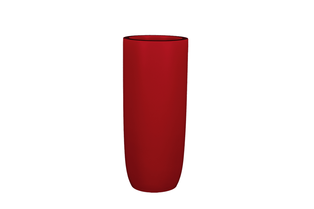Jay Scotts Saint Tropez Tall Round Fiberglass Planter 16" Dia x 38" Tall