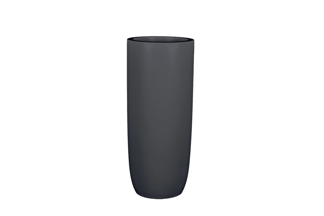 Jay Scotts Saint Tropez Tall Round Fiberglass Planter 16" Dia x 38" Tall