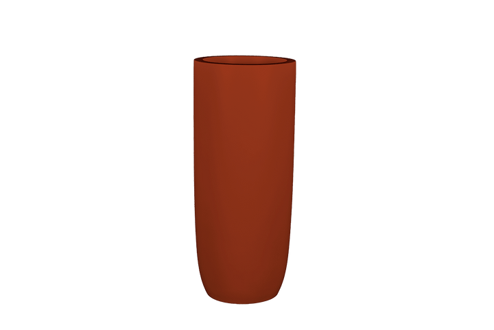Jay Scotts Saint Tropez Tall Round Fiberglass Planter 20" Dia x 43" Tall