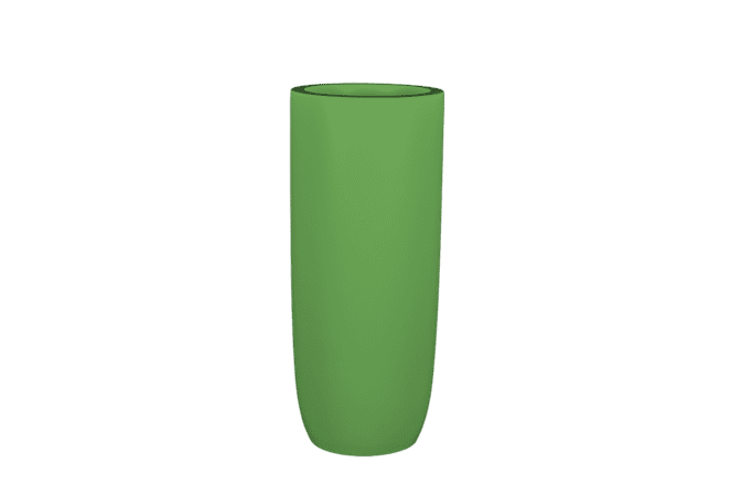 Jay Scotts Saint Tropez Tall Round Fiberglass Planter 20" Dia x 43" Tall