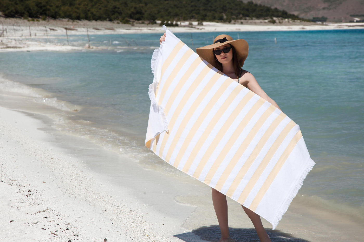 Turkish 100% Cotton Mediterranean Pestemal Beach Towels
