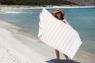 Turkish 100% Cotton Mediterranean Pestemal Beach Towels