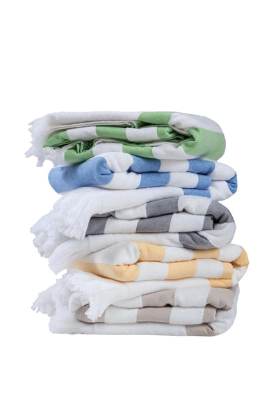 Turkish 100% Cotton Mediterranean Pestemal Beach Towels