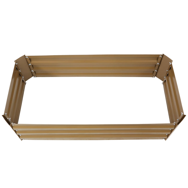 Galvanized Steel Raised Garden Bed - Rectangle - 48"
