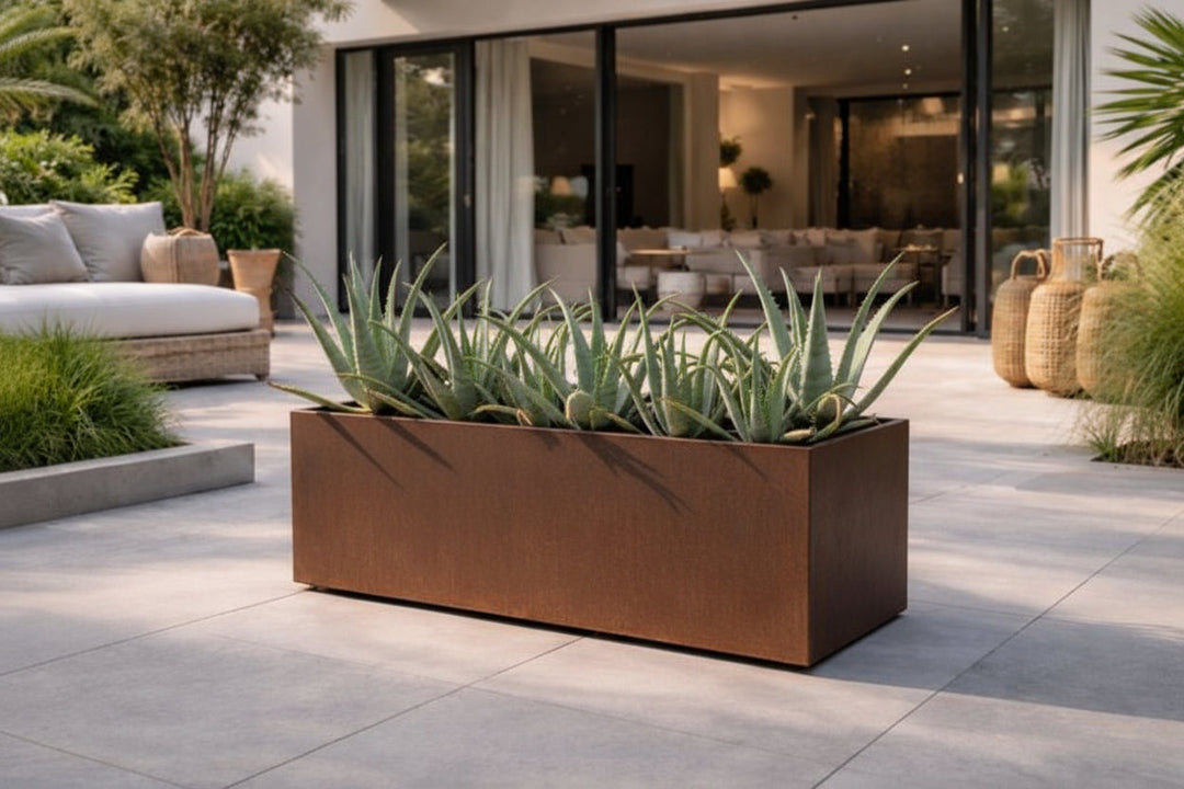 Corten Steel Box Planters - FREE SHIPPING! - Made in the U.S.A