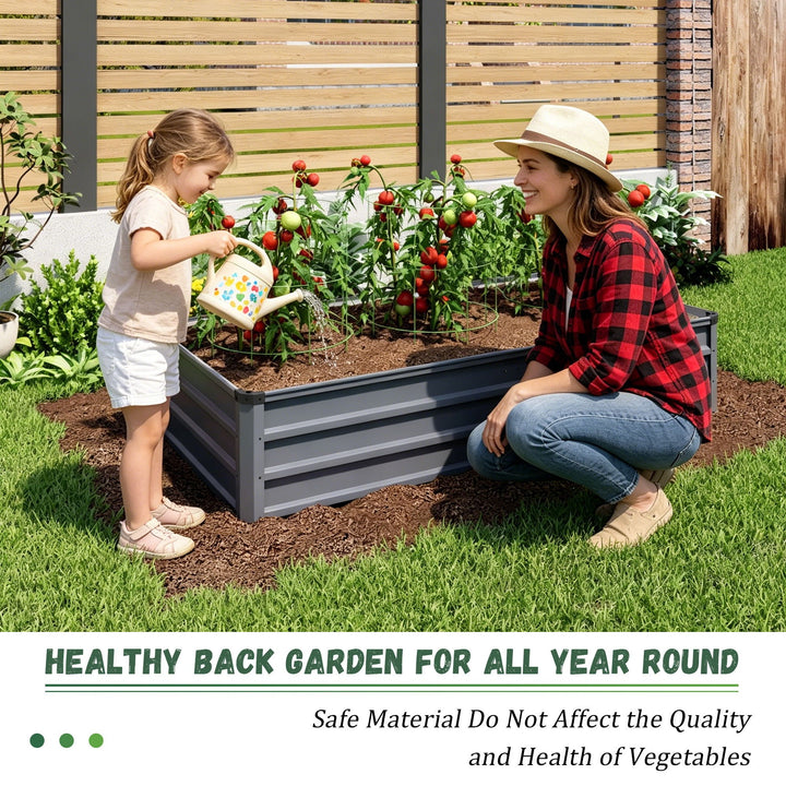 Large Raised Bed Garden For Outdoor Gardening Comes in 2 Different Heights