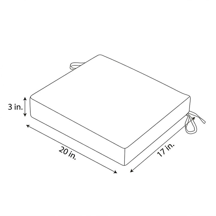 Sunbrella Adirondack Seat Cushion (17")