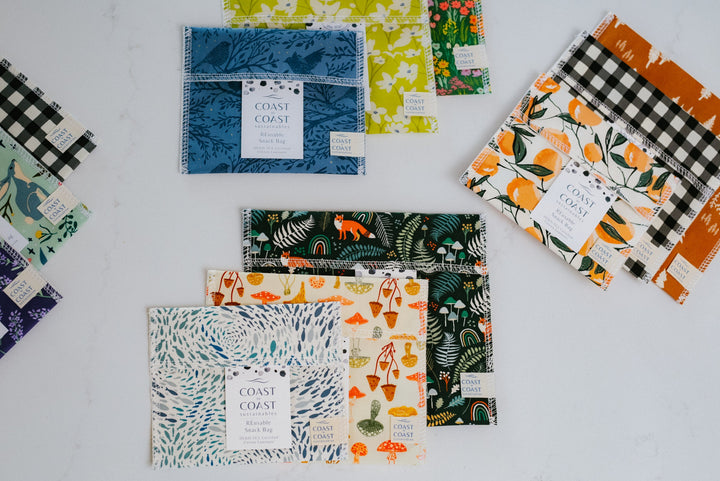 Reusable Snack and Sandwich Bags
