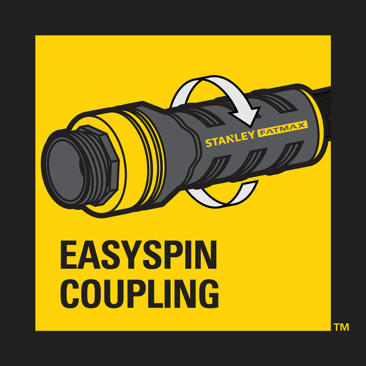 Stanley 100 ft x 5/8" Fabric Hose w/Swivel Coupling BDS90131