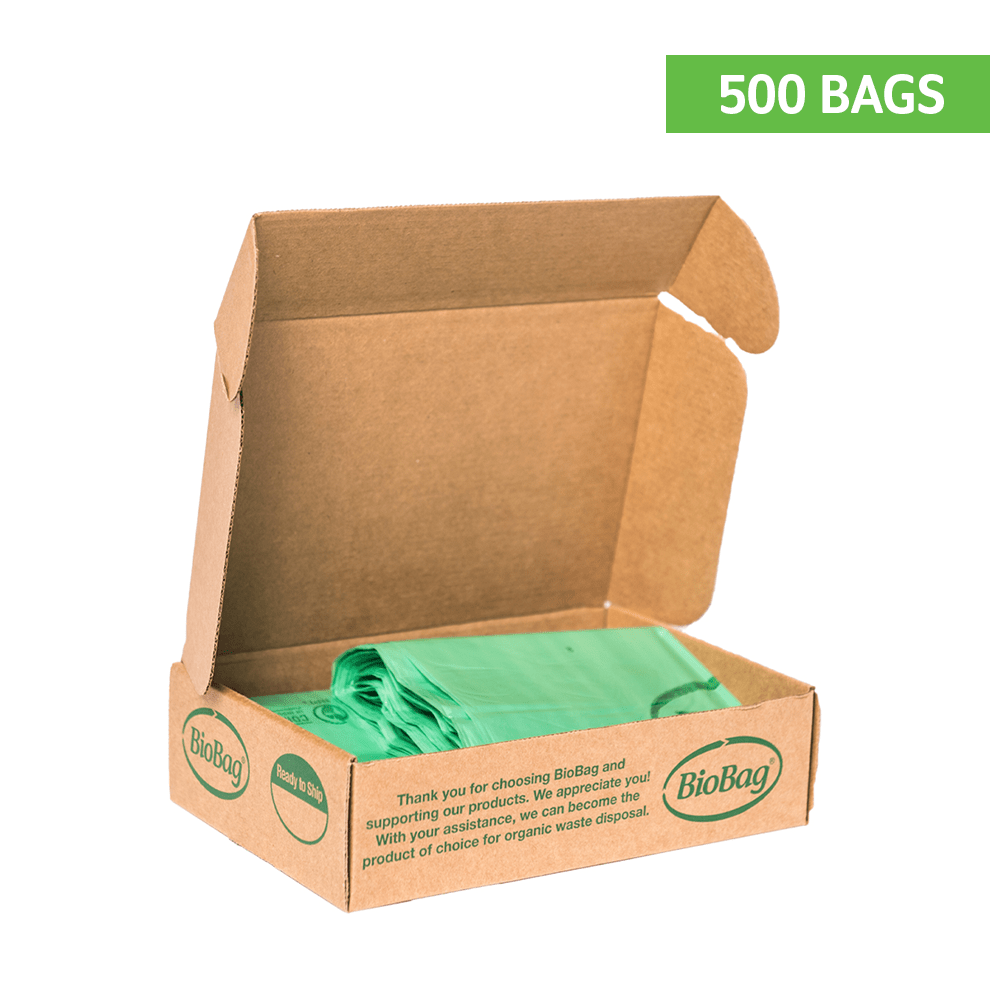 BioBag Compostable 3 Gallon Bag Liners - 16.9in x 17.7in, SKU 03G1718