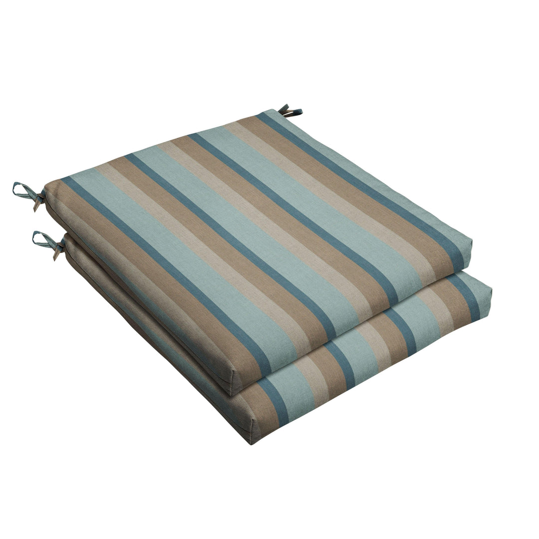 Sunbrella Mist Chair Cushion (Set of 2) - Comes in 2 Colors /2 Sizes - Made in the U.S.A