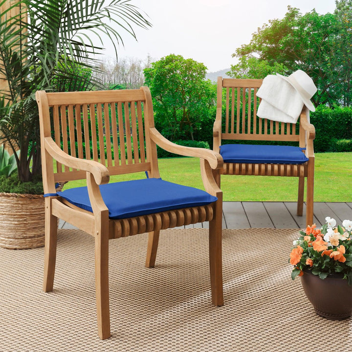 Sunbrella Canvas Corded Chair Pad - 12 Great Colors!- Made in the U.S.A