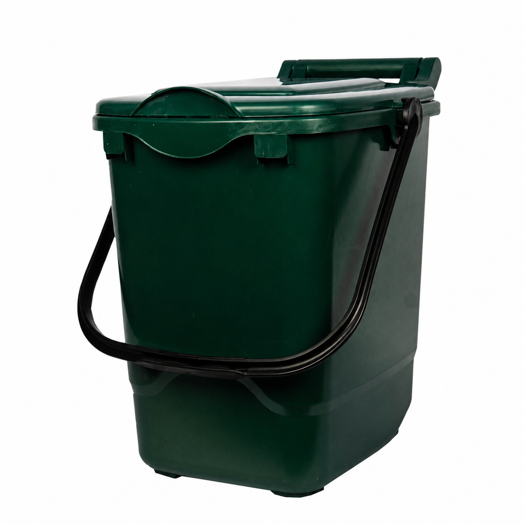 EcoSafe 6 Gallon Bin Caddy &amp; Liners (QTY: 1 Bin + 24 Liners)