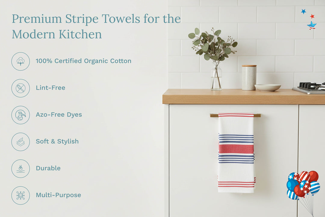 Striped Kitchen Towels