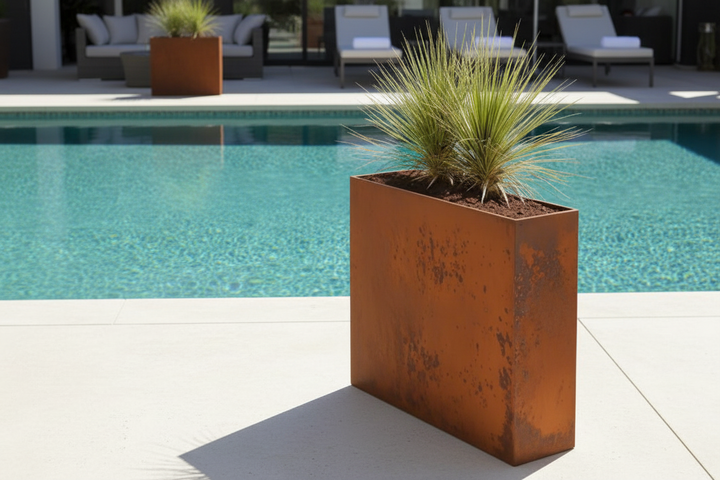 Corten Steel Edge Planters - FREE SHIPPING!