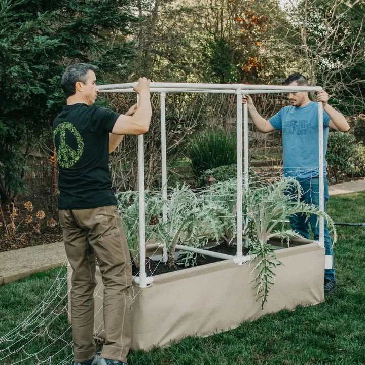 DIY Living Soil Fabric Bed