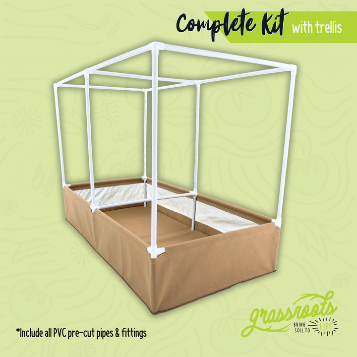 Complete Kit Living Soil Fabric Bed