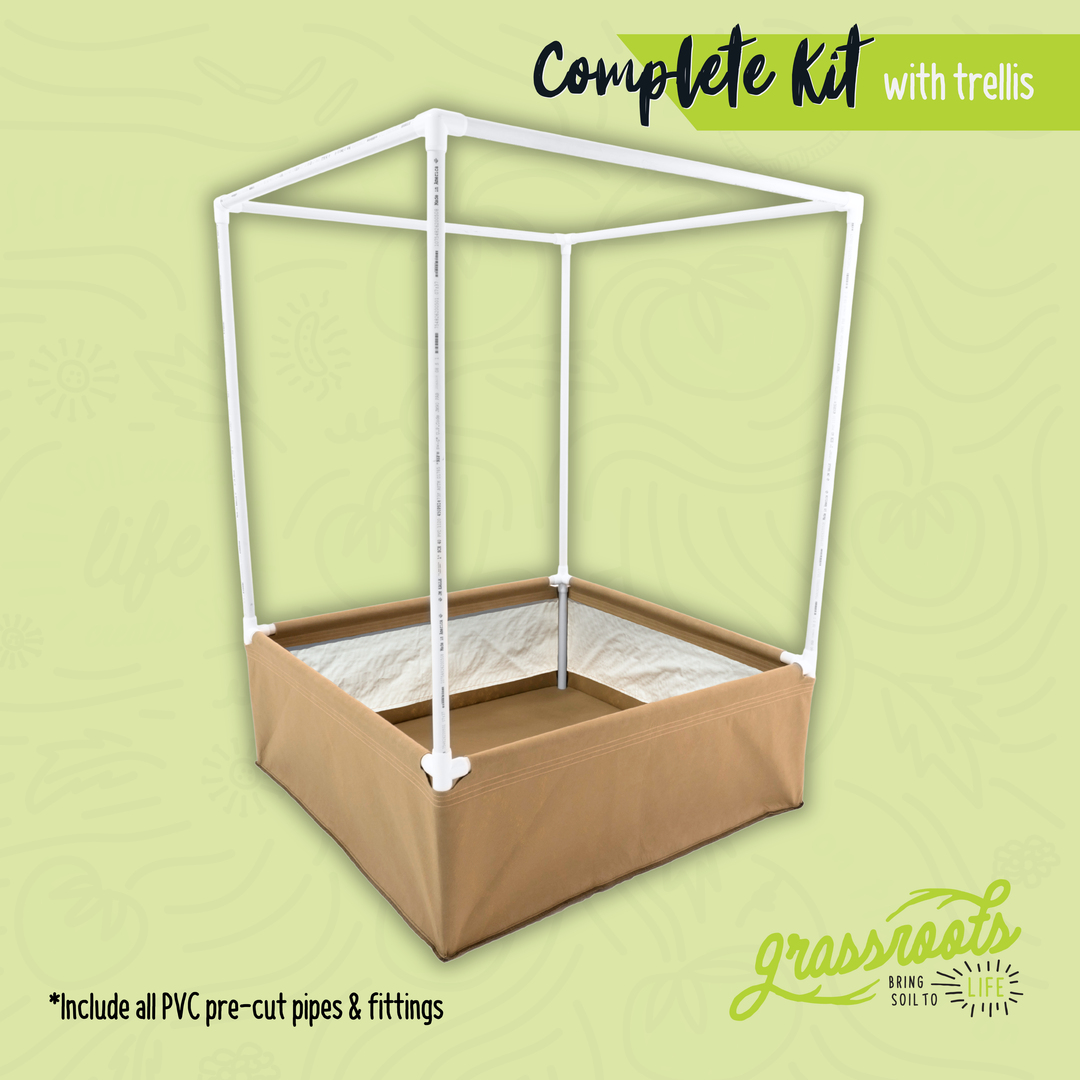 Complete Kit Living Soil Fabric Bed