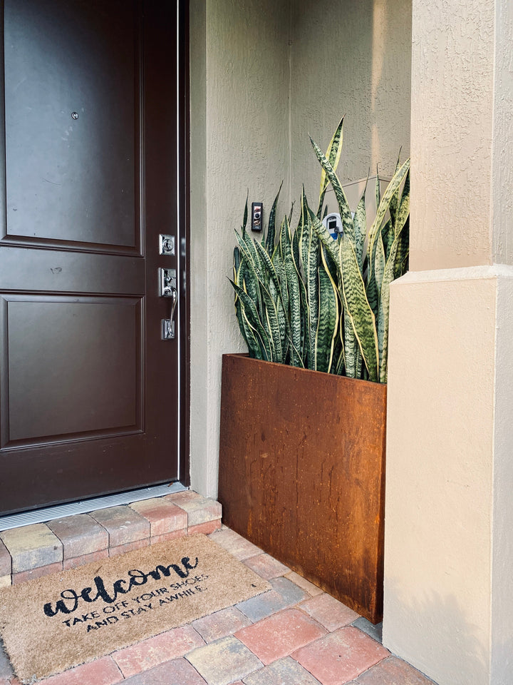 Corten Steel Edge Planters - FREE SHIPPING!