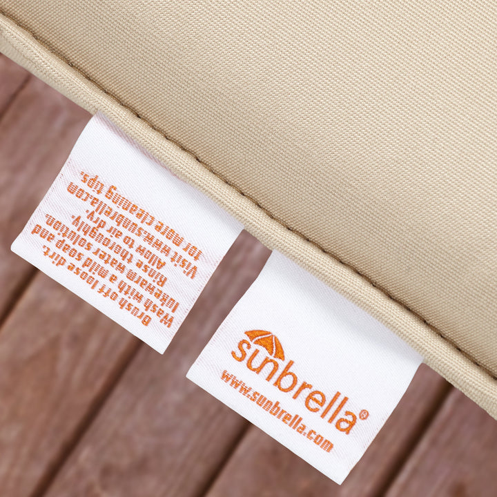 Sunbrella Fall Embroidered Outdoor Pillow - Made in the U.S.A
